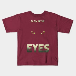 Glow in the eyes Kids T-Shirt